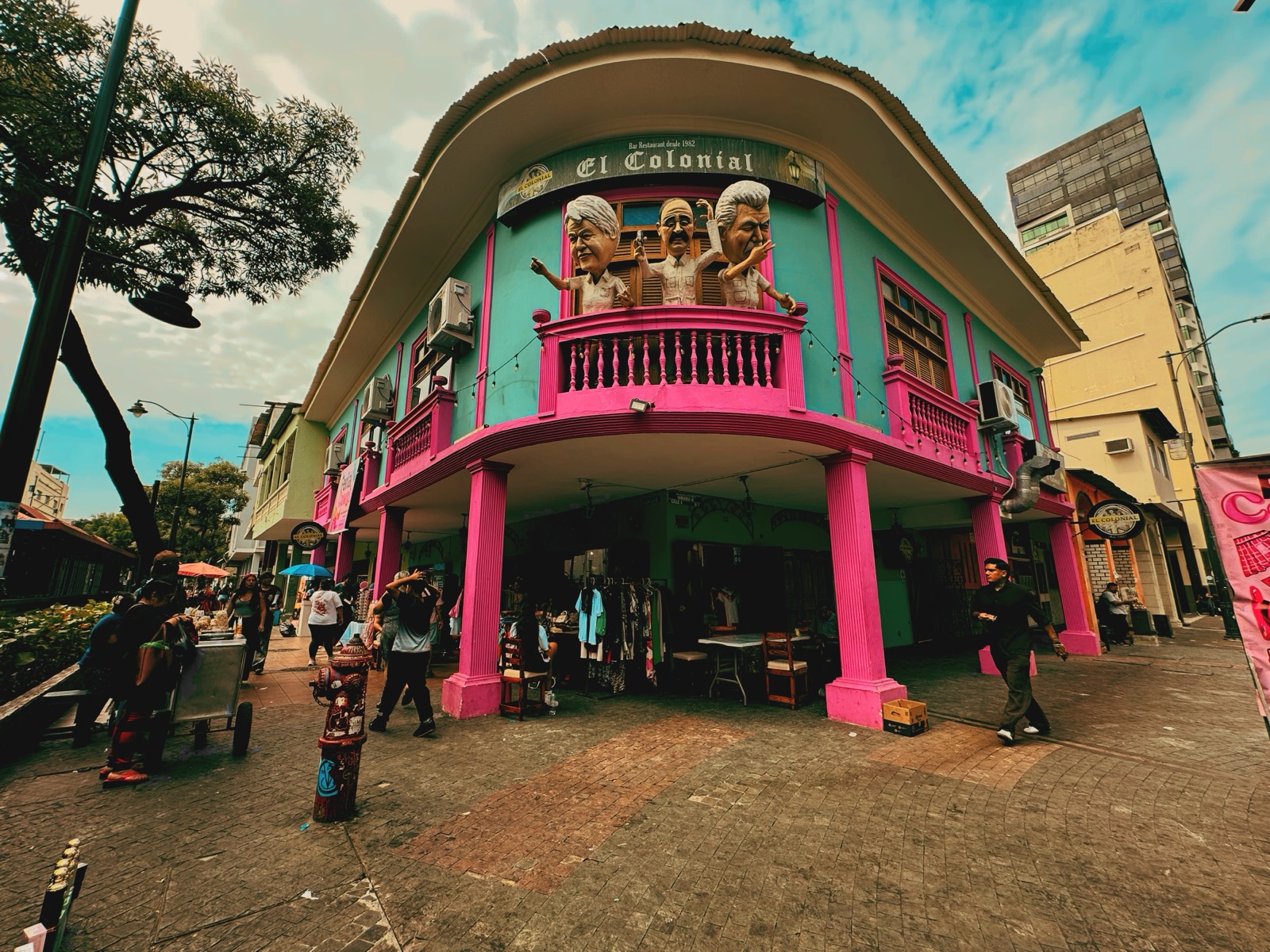 Esquina del centro de Guayaquil